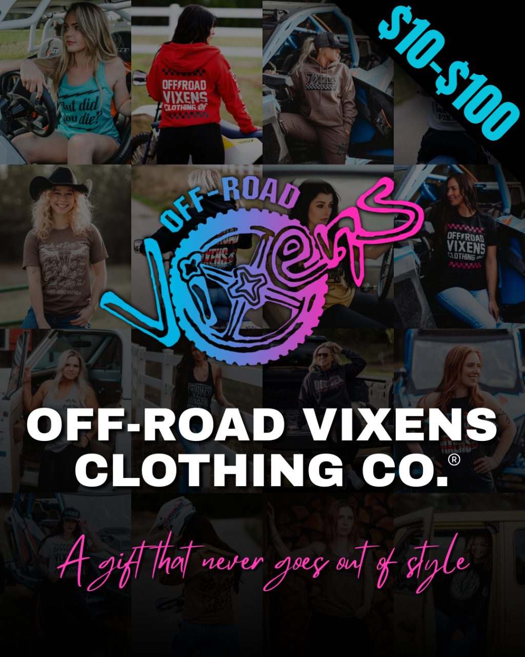 Off-Road Vixens Gift Certificate
