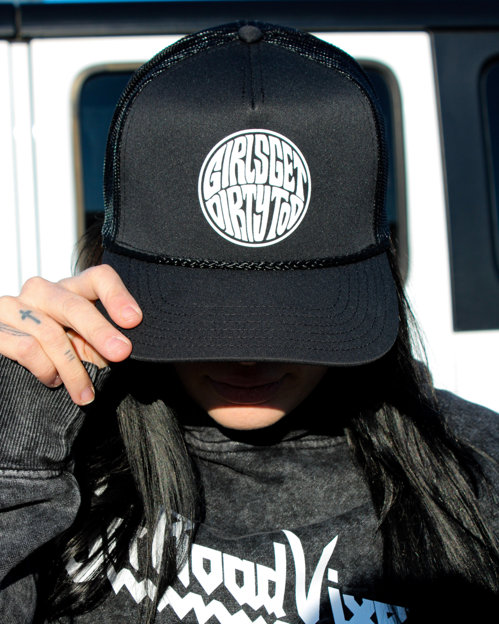 Squishy Trucker Hat - Black