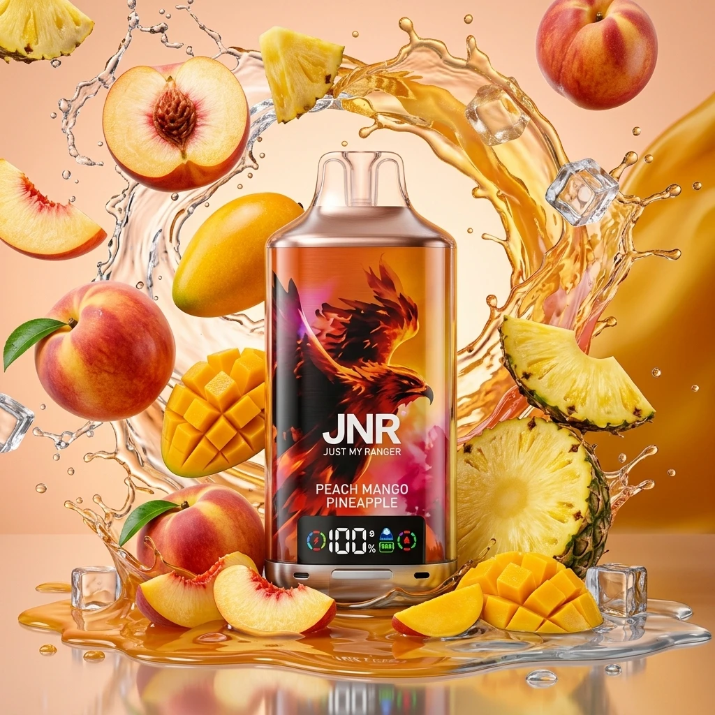 JNR Falcon X 18K – Peach Mango Pineapple - Zero Vapes