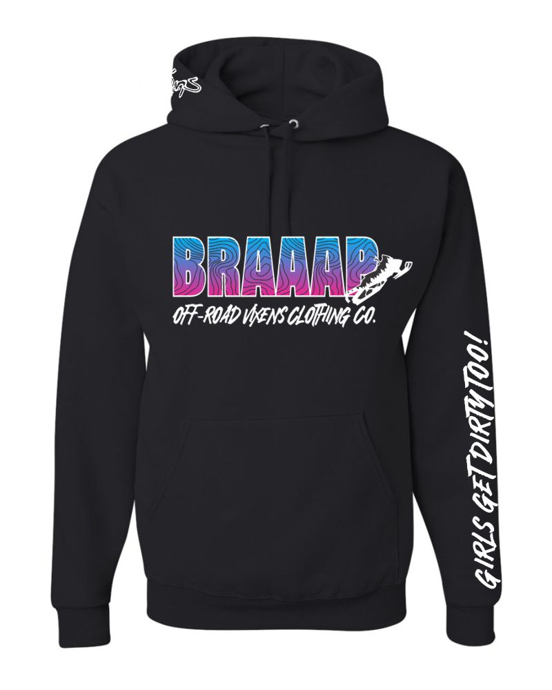Braaapiness Pullover Hoodie - Snowmobile