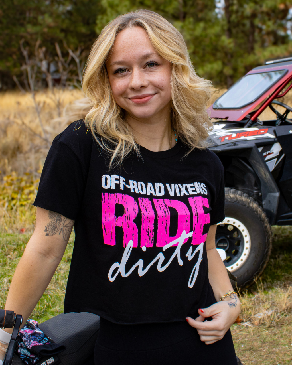 Ride like a Vixen Cropped Tee