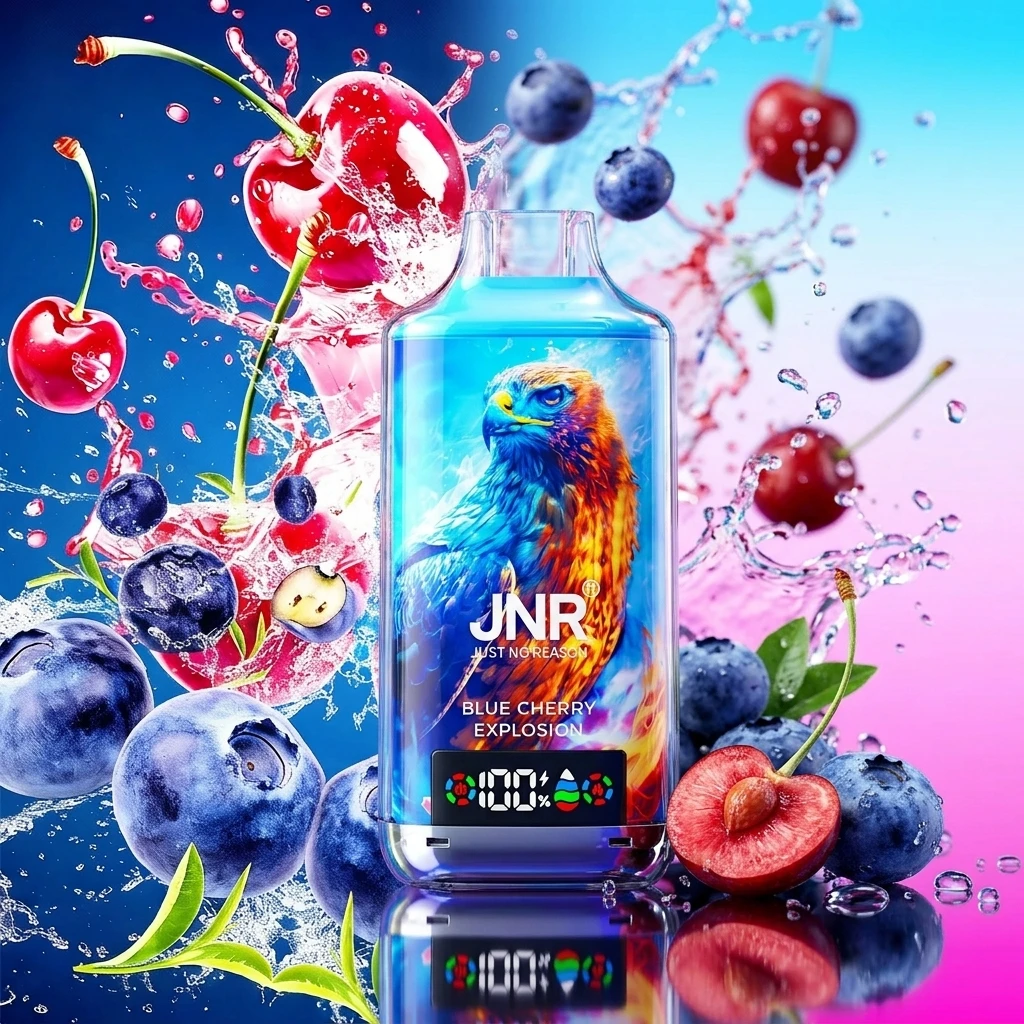 JNR Falcon X 18K – Blue Cherry Explosion - Zero Vapes