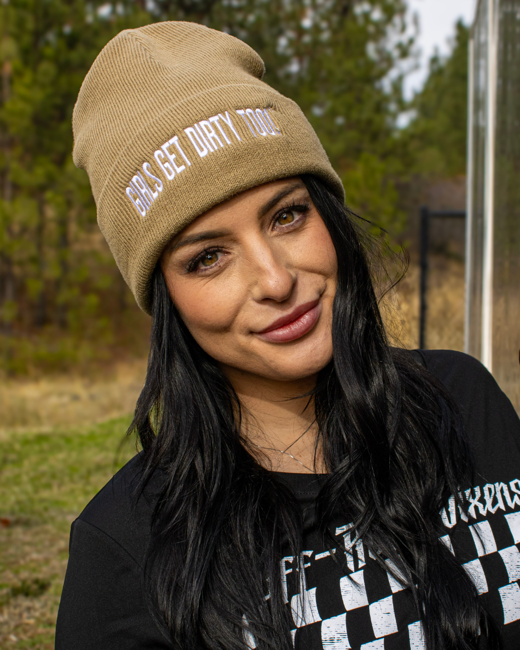 Trademark Beanie Coyote Brown/White
