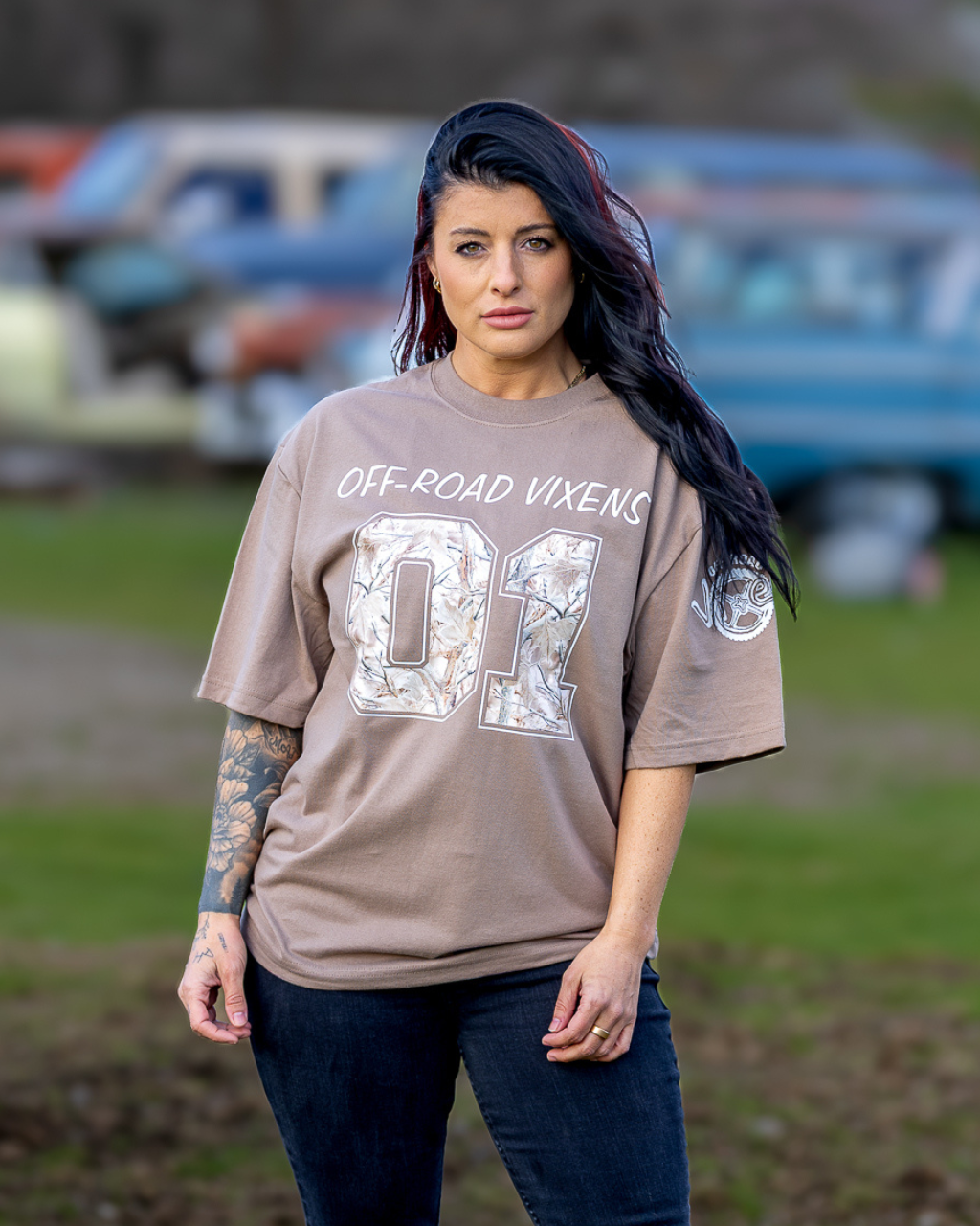 Deadwood Camo Oversized Heavyweight Tee