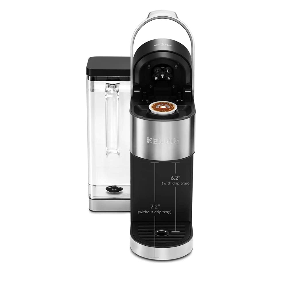Keurig K-Supreme Plus C Kaffeemaschine für Einzelportionen mit Multi-Stream-Technologie. Inklusive 15 K-Cup®-Kapseln, Wasserfilter + Griff und wiederverwendbarem My K-Cup® Universalfilter.