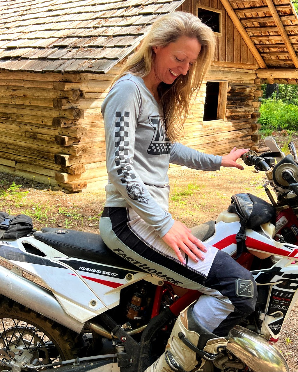 Off the Wall  Jersey/Tech Tee - Gray Heather