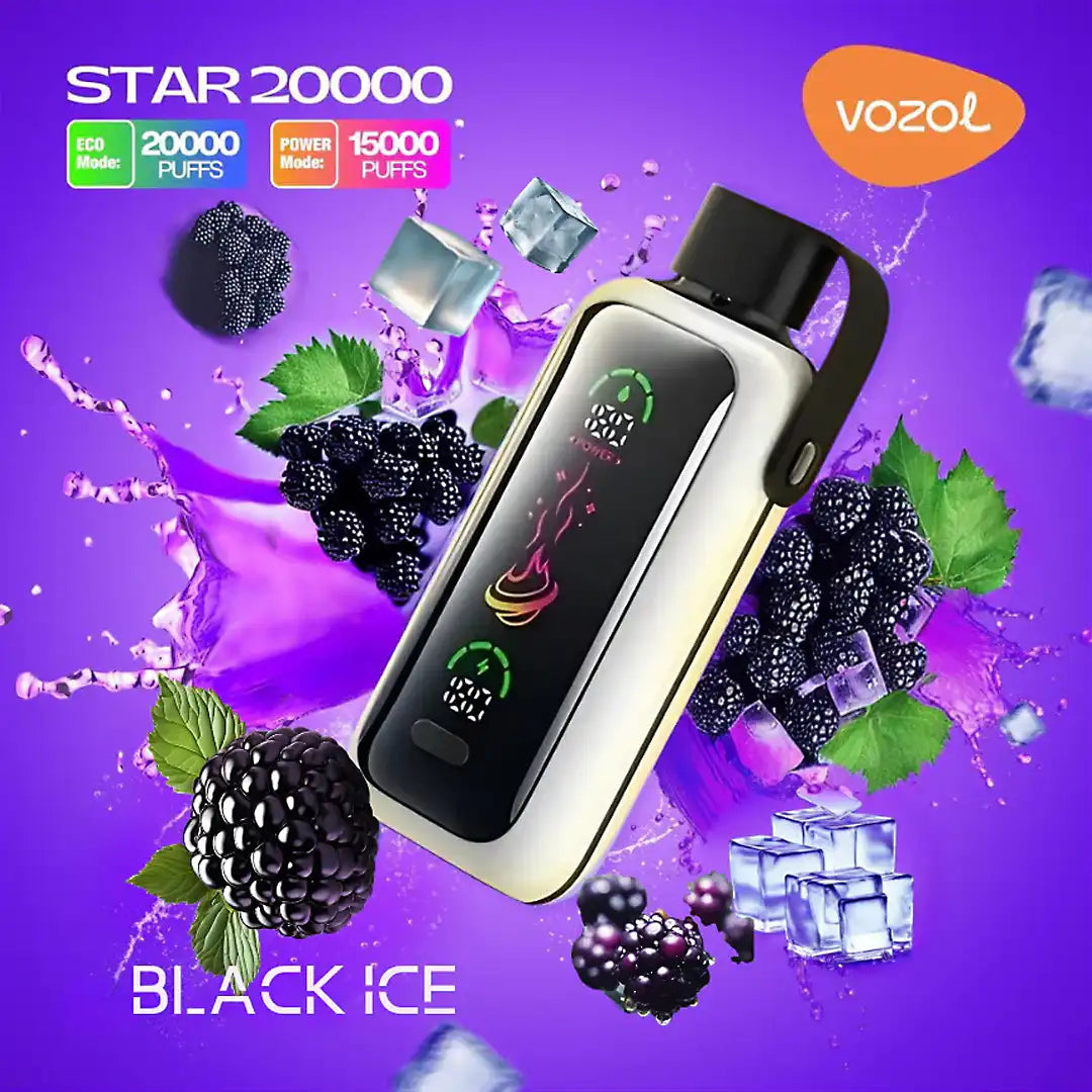 VOZOL STAR 20k – Black ice - Zero Vapes