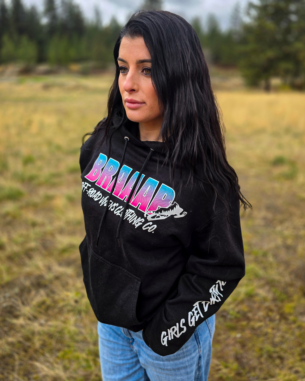 Braaapiness Pullover Hoodie - Snowmobile