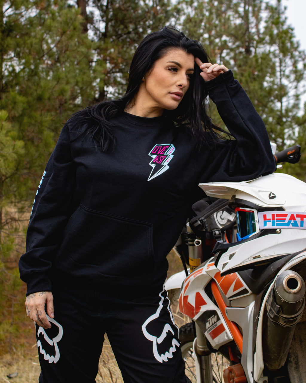 Ride Fast Pocket Crew Sweatshirt