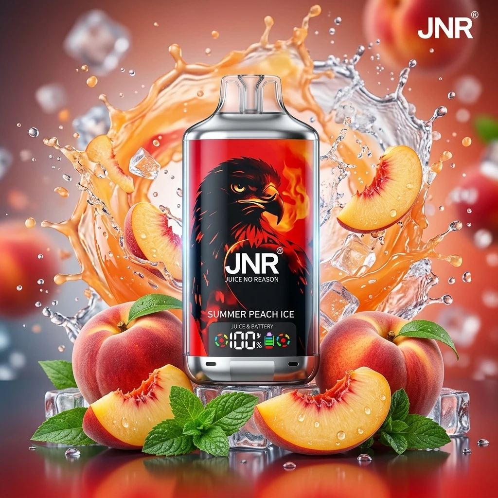 JNR Falcon X 18K – Summer Peach Ice - Zero Vapes