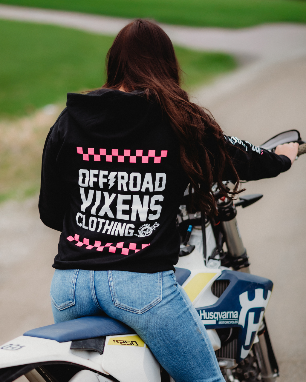 Checked Out Unisex Zip Hoodie - Black