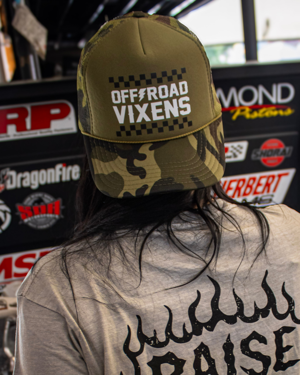 Checked Out Foam Trucker - Camo