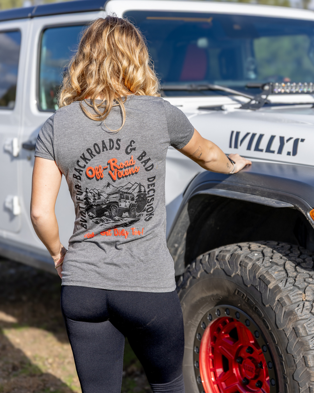 Backroads & Bad Decisions V Neck Tee