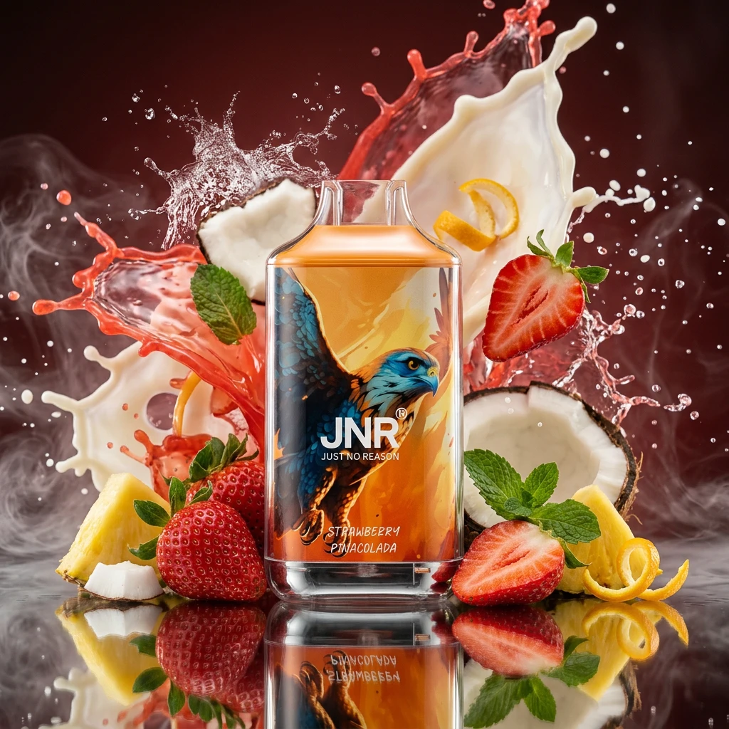 JNR Falcon 16k – Strawberry Pinacolada(10PCS/BOX) - Zero Vapes