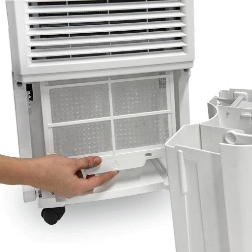 Ivation 30-Pint Energy Star zertifizierter Luftentfeuchter – inklusive programmierbarem Hygrostaten, Schlauchanschluss, automatischer Abschalt-/Neustartfunktion, Timer, Rollen und waschbarem Luftfilter.