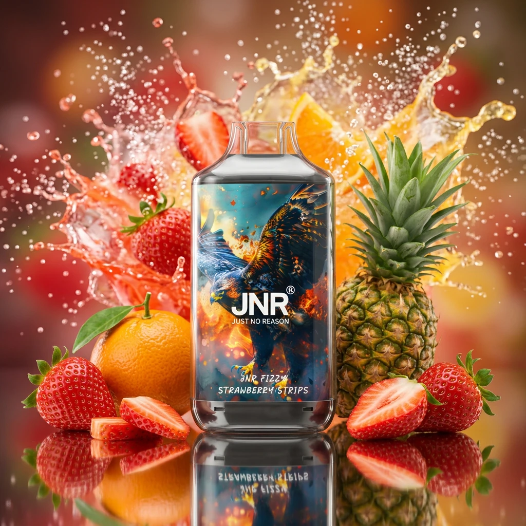 JNR Falcon 16k – Fizzy Strawberry Strips(10PCS/BOX) - Zero Vapes