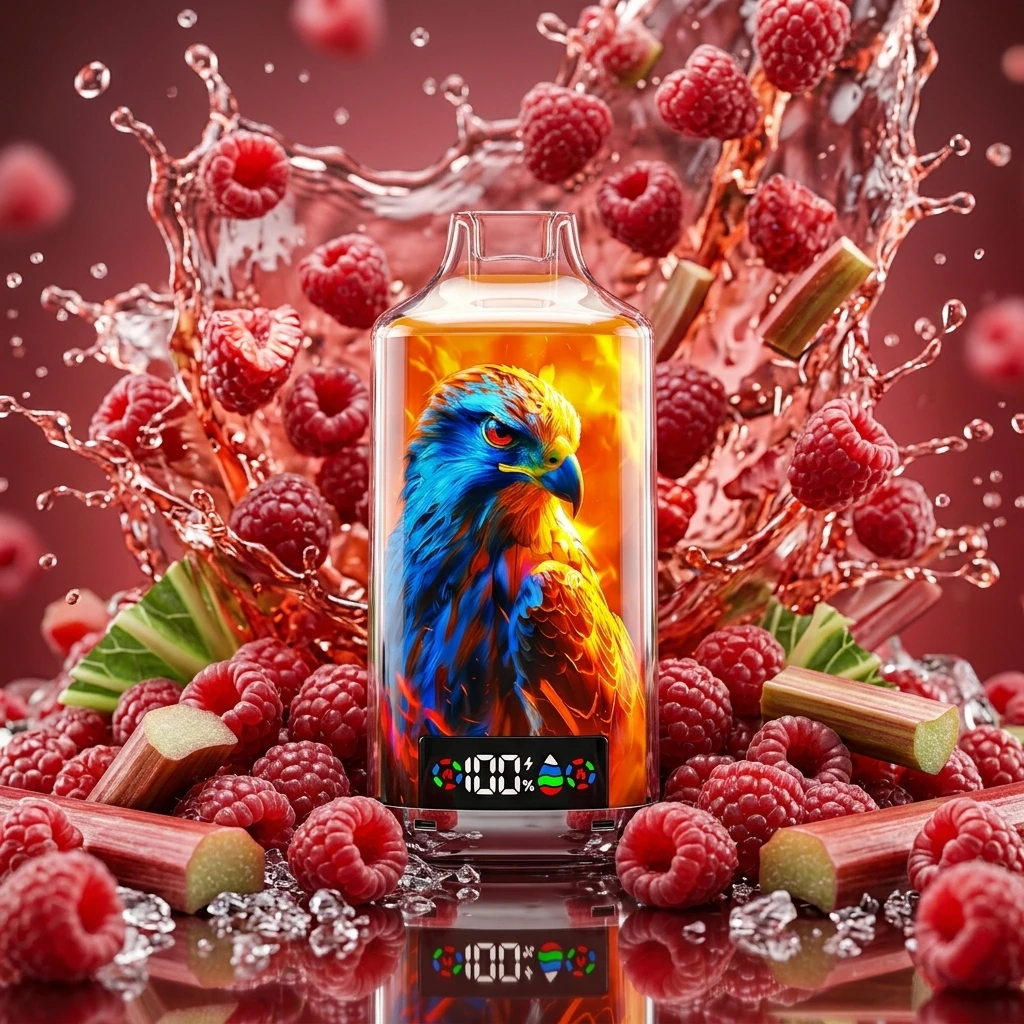 JNR Falcon X 18K – Raspberry Rhubarb - Zero Vapes