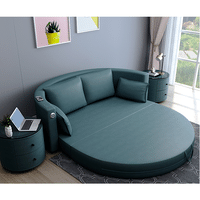 Round sofa bed folding dual-purpose multifunctional sofa