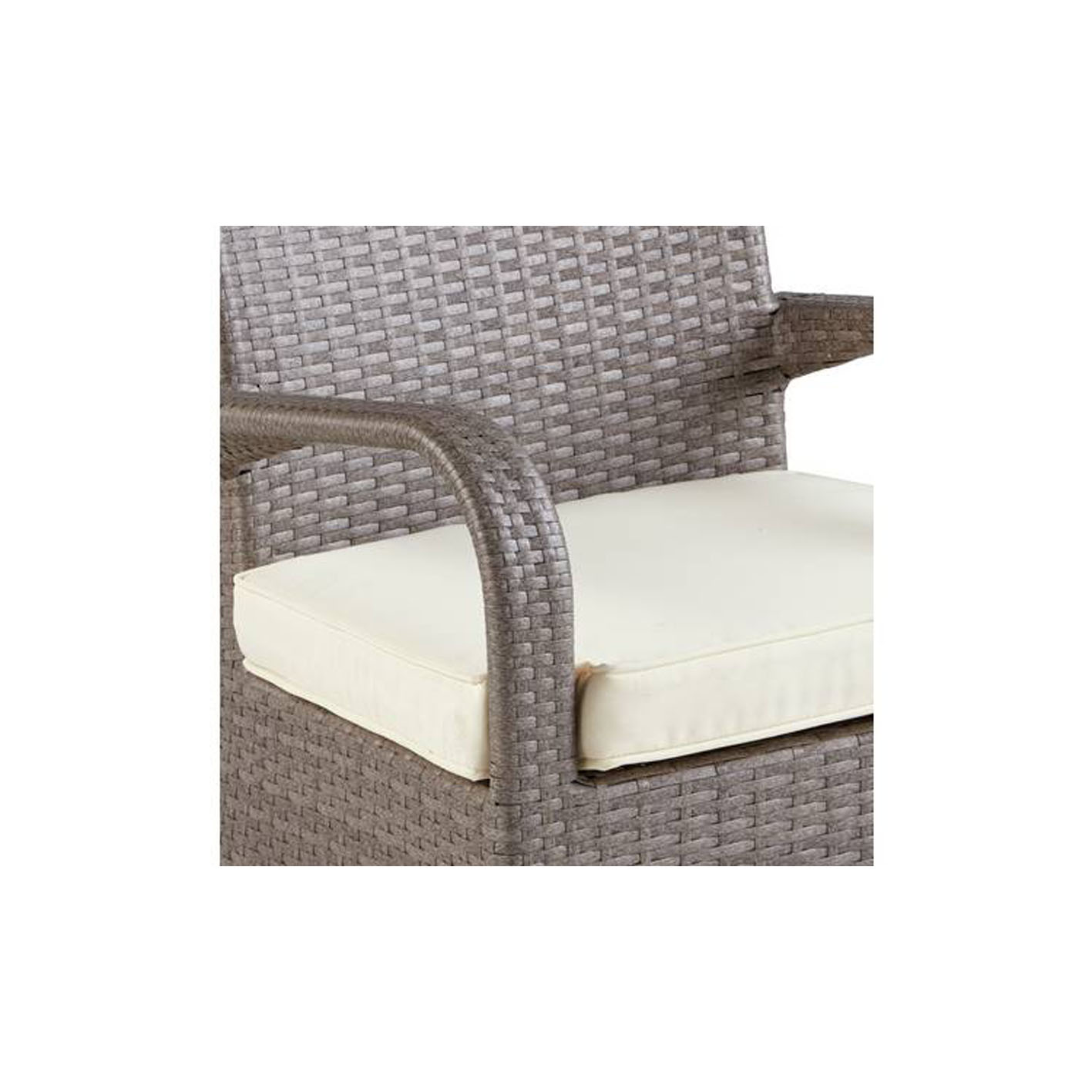 Argos Home Seychelles 6 Seater Rattan Effect Patio Set -Grey