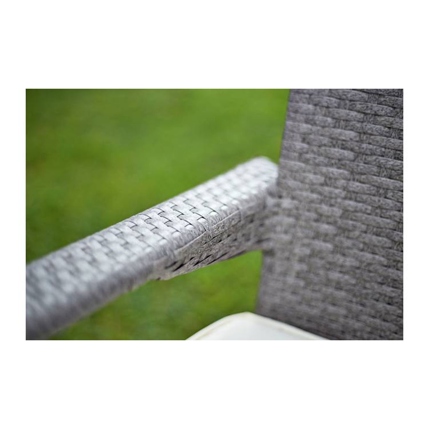 Argos Home Seychelles 6 Seater Rattan Effect Patio Set -Grey