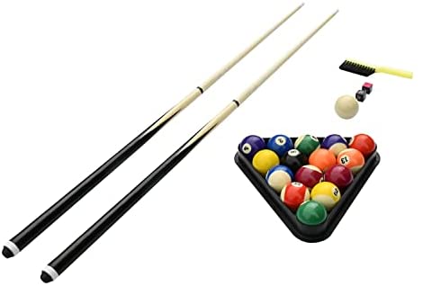 Hathaway Fairmont Portable 6-Ft Pool Table for Families with Easy Folding for Storage, Includes Balls, Cues, Chalk