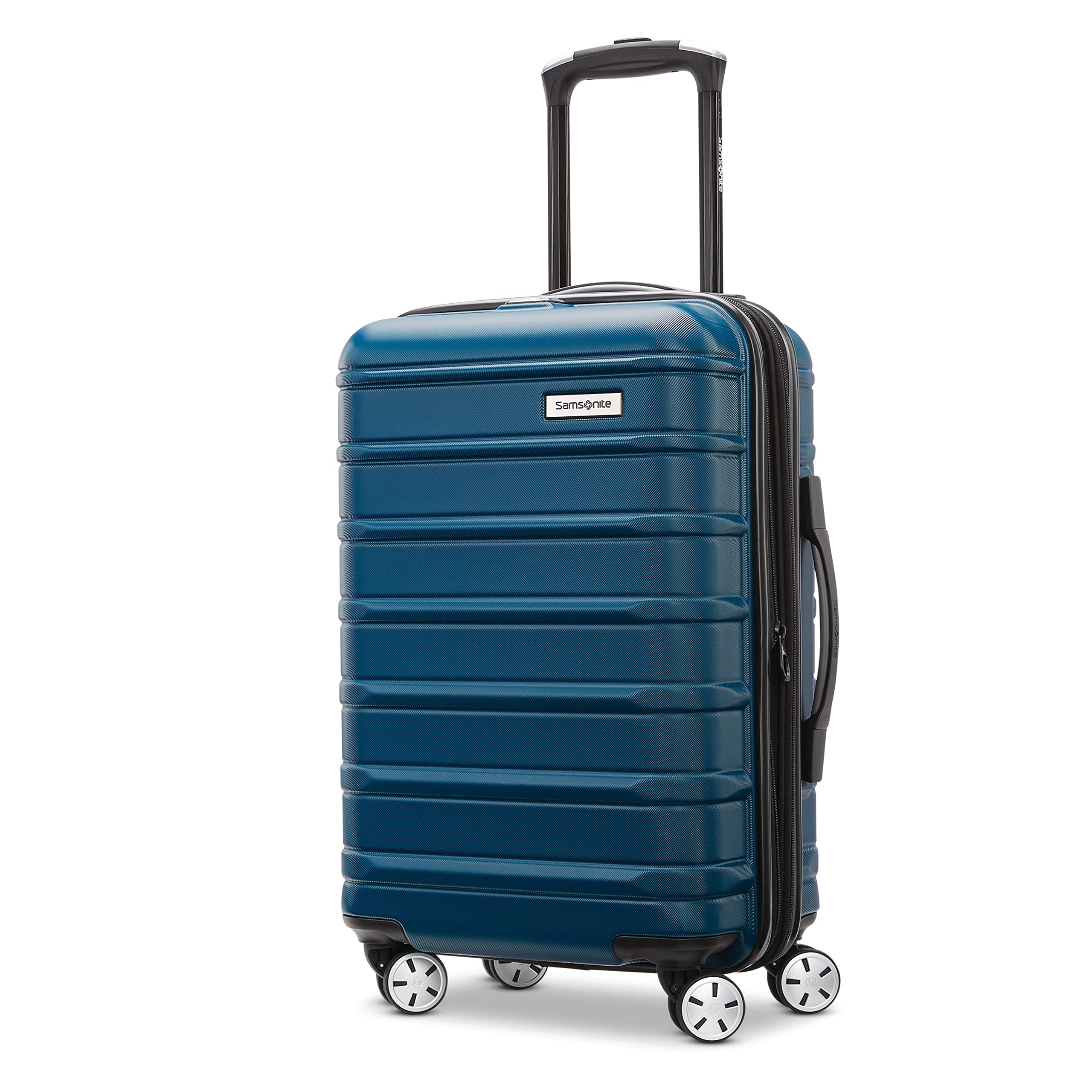 Samsonite Omni 2 Hardside Expandable Luggage with Spinner Wheels, Midnight Black, Carry-On 20-Inch Carry-On 20-Inch Midnight Black
