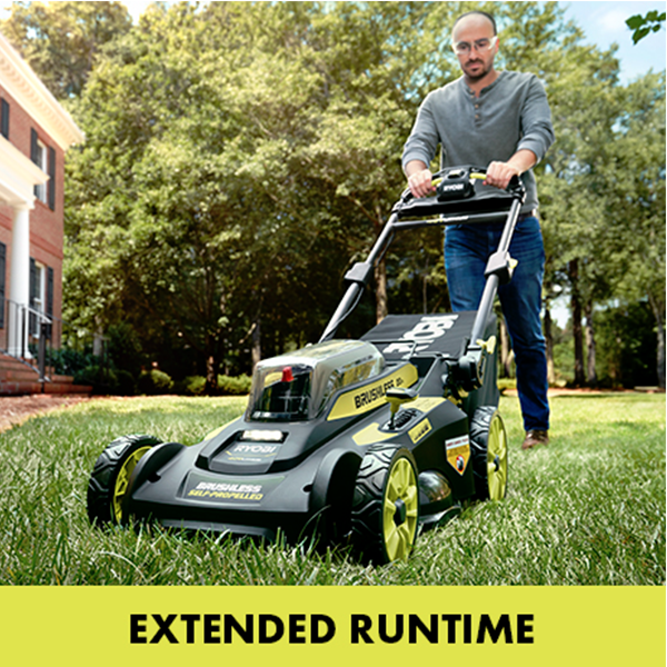 Hand mower/String trimmer/Leaf Blower with (2) batteries and (2) chargers