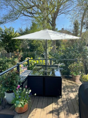 Cube Rattan Garden Furniture Set Chairs Sofa Stool Table Patio 6 Seater Set