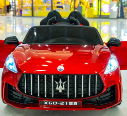 Children's Electric Car Kids Remote Control Car 1-6 Years Old Baby Toys Gifts with Early Education Double Seat Ride on Car