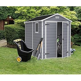Keter outdoor patio back yard storage sheds