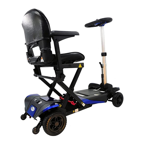 SOLAX  4-Wheel Remote Control Folding Mobility Scooter-2022