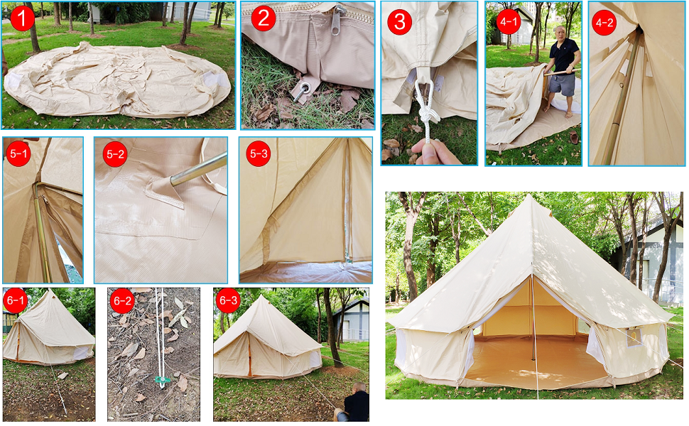 Installation tent