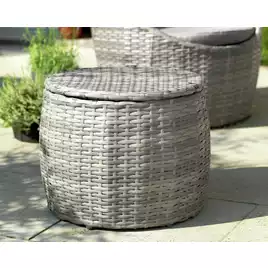 Habitat 2 Seater Wicker Barrel Bistro Set - Grey