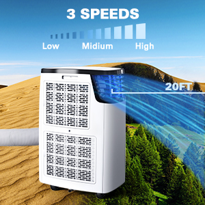 Portable Air Conditioner for Room Dehumidifier 14000BTU Portable Air Conditioning for Bedroom4
