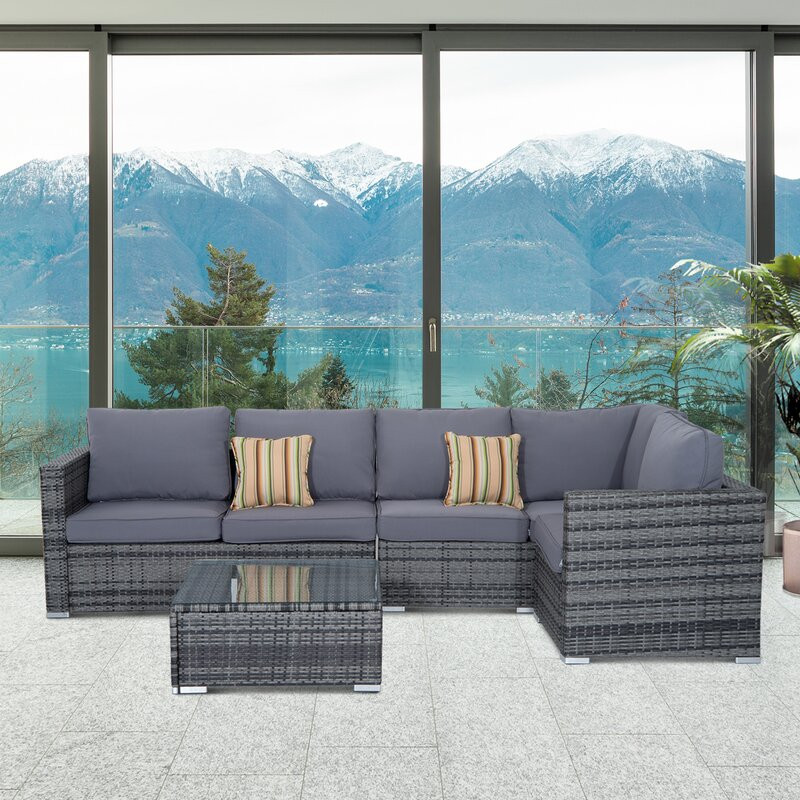 5 - Person Seating Group with Cushions