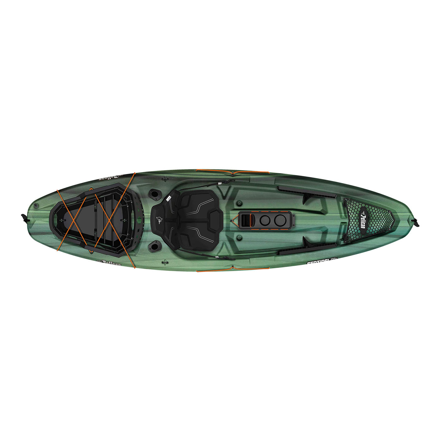 Pelican Sit-on-Top Kayak - Sentinel 100X - 9.5 Feet - Lightweight one Person Kayak