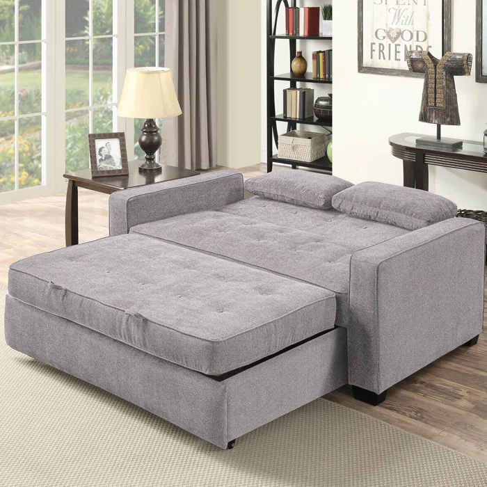 Serta Monroe Full Size Convertible Sleeper Sofa with Cushions