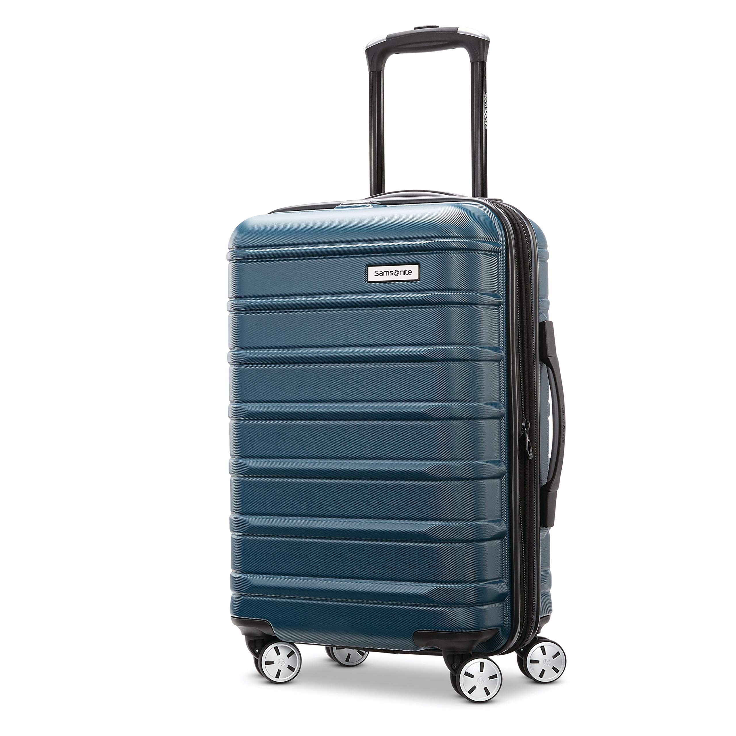 Samsonite Omni 2 Hardside Expandable Luggage with Spinner Wheels, Midnight Black, Carry-On 20-Inch Carry-On 20-Inch Midnight Black