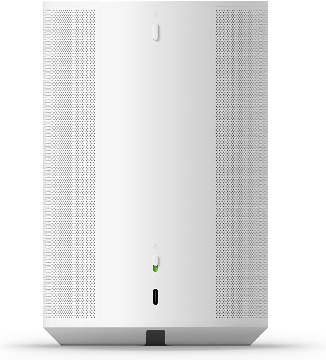 Sonos Era 100 | Smart Speaker with Wi-Fi, Bluetooth, and Amazon Alexa - White