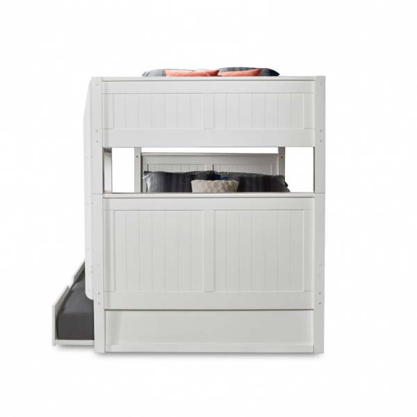 Stig Full Over Full Solid Wood Standard Bunk Bed with Trundle by Harriet Bee