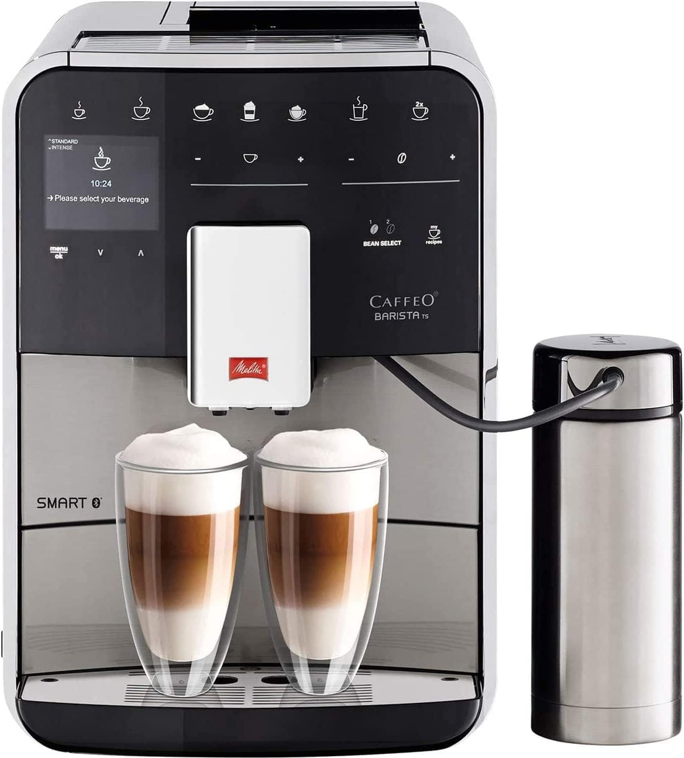 Melitta F850-102 Barista TS Smart Coffee Machine, 1450 W, 1.8 liters, Black.