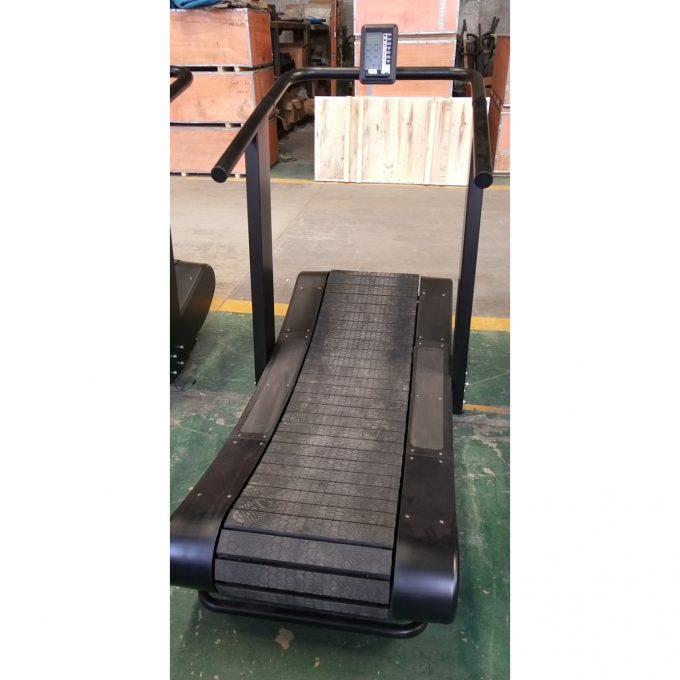 Self Powered Commercial Air Running Self-Generating Non-motorized Manual Curved Treadmill