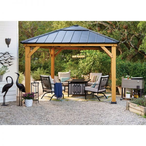 Solid Wood Patio Gazebo