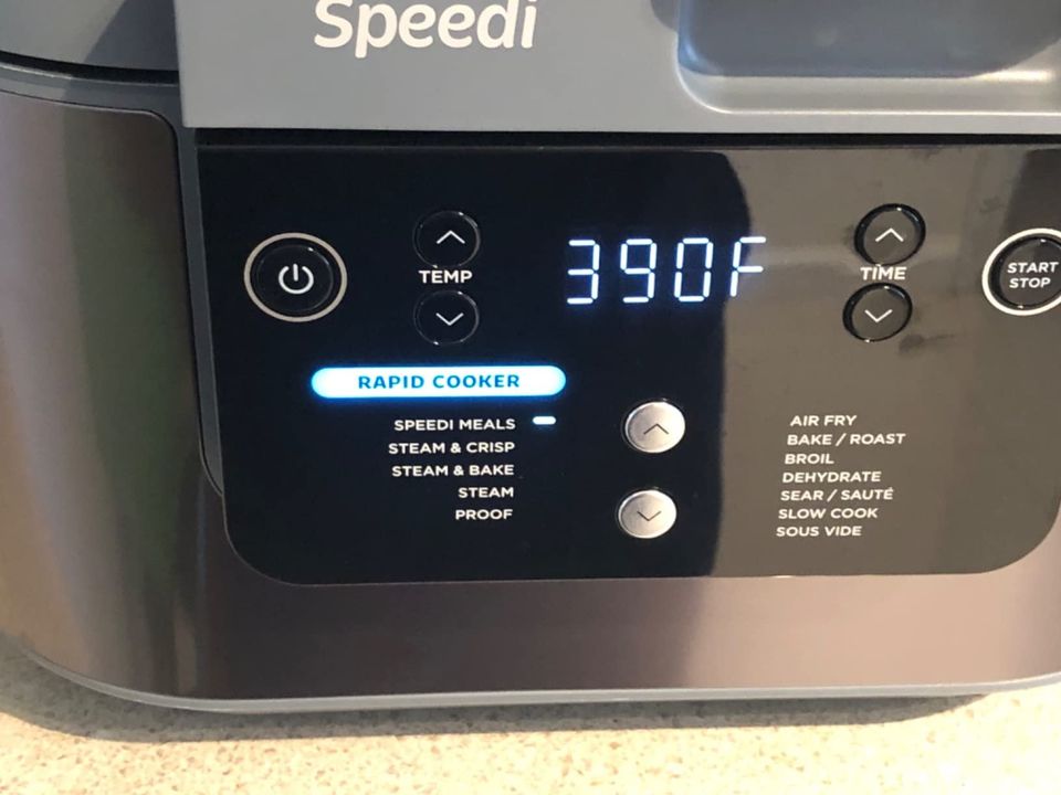 Ninja SF301 Speedi Rapid Cooker & Air Fryer, 6-Quart Capacity, 12-in-1 Functions to Steam, Bake