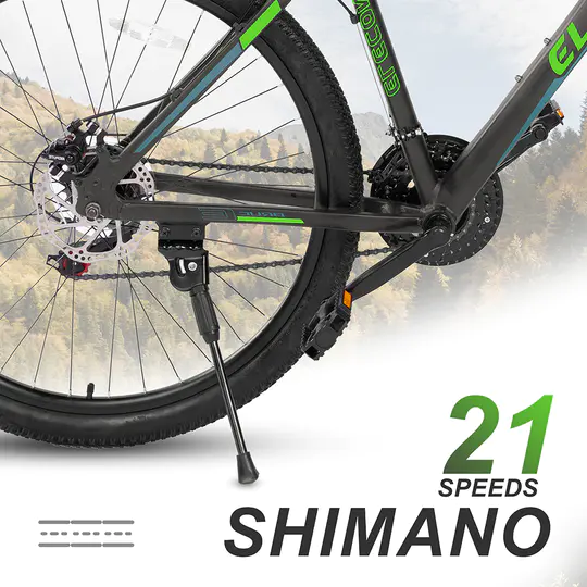 Bicicleta de Montaña de aluminio de 27,5 pulgadas, con frenos de disco mecánicos, 21 velocidades, para adultos y adolescentes