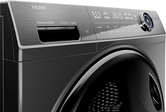 Haier i-Pro Series 7 Plus HW110-B14979S8EU1 11kg Washing Machine with 1400 rpm - Anthracite - A Rated [Energy Class A]