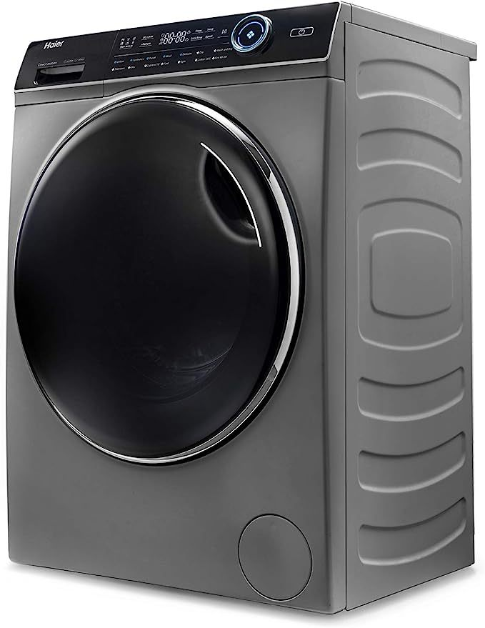 Haier HWD100-B14979S Freestanding Washer Dryer, Direct Motion and LED Display, 1400RPM 10kg Load, Graphite [Energy Class D]