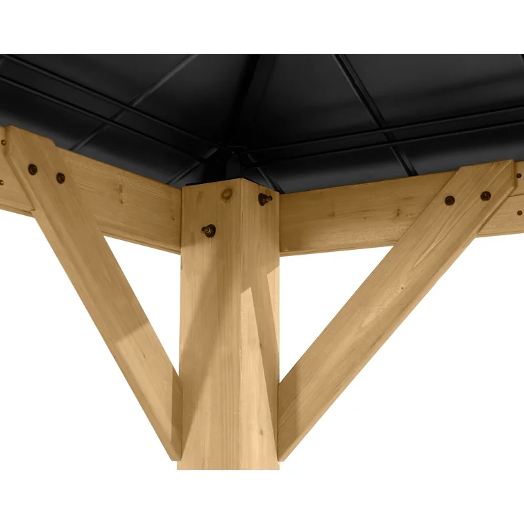 Dewhitt Solid Wood Patio Gazebo