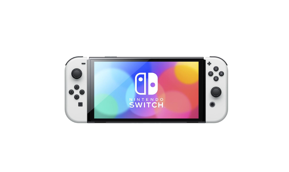 Nintendo Switch OLED White Console Bundle A459