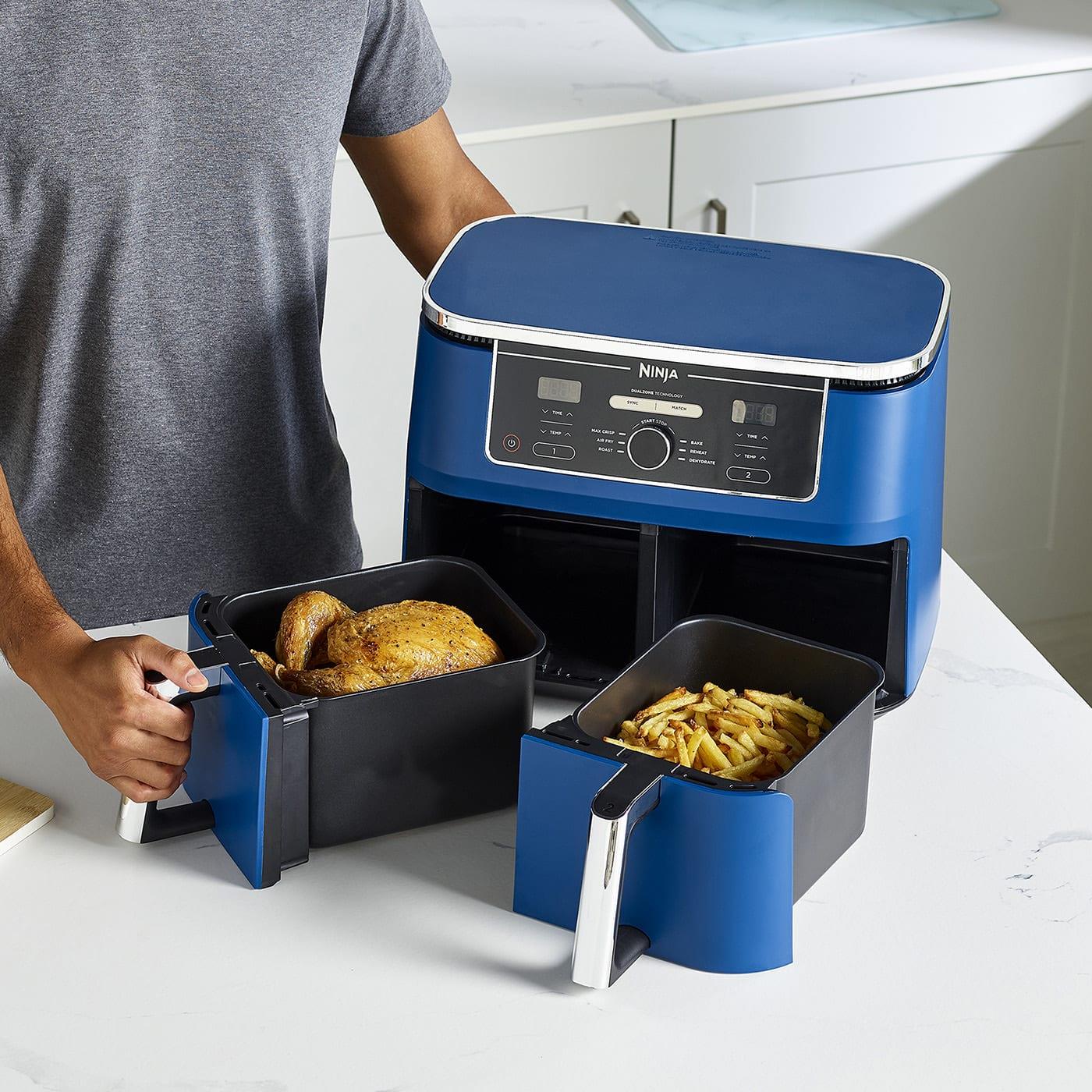 Ninja Foodi Max Dual Zone Air Fryer [AF400UK] 2-drawer, 6 cooking functions, 9.5L